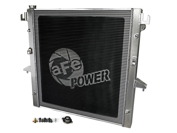 aFe BladeRunner Street Series Tube & Fin Aluminum Radiator 03-09 Dodge Diesel L6 5.9L/6.7L - Bull Strap