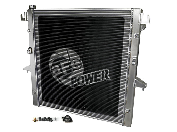 aFe BladeRunner Street Series Tube & Fin Aluminum Radiator 03-09 Dodge Diesel L6 5.9L/6.7L - Bull Strap