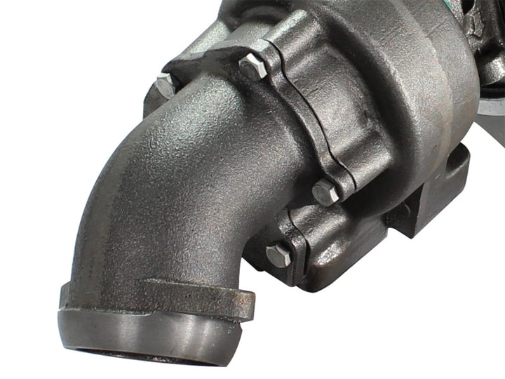 aFe BladeRunner Turbocharger Turbine Elbow Replacement Dodge 98.5-02 5.9L TD - Bull Strap