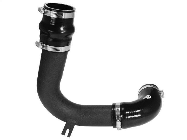 aFe Bladerunner 2.5in Intercooler Cold Side Tubes, 13-14 Ford Focus ST 2.0L (t) *Black* - Bull Strap