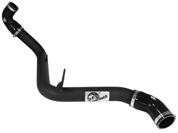 aFe Bladerunner 2.5in Intercooler Hot Side Tubes, 13-14 Ford Focus ST 2.0L (t) *Black* - Bull Strap