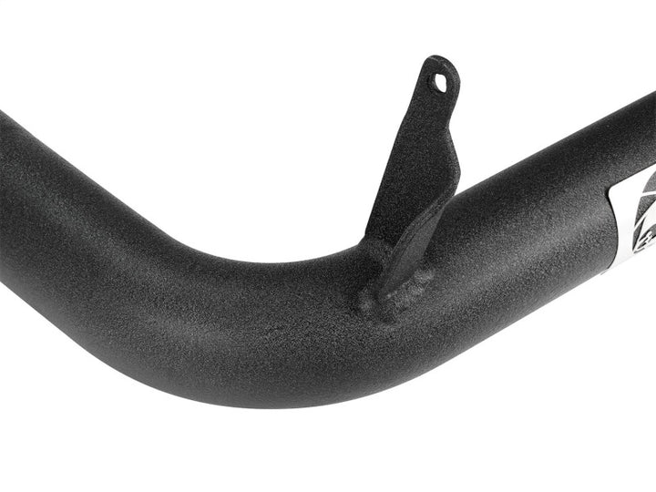 aFe Bladerunner 2.5in Intercooler Hot Side Tubes, 13-14 Ford Focus ST 2.0L (t) *Black* - Bull Strap