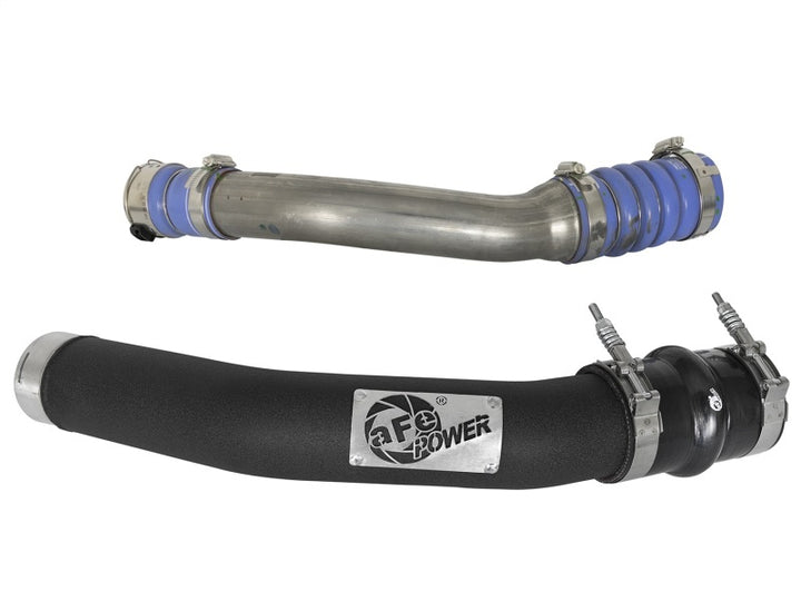 aFe Bladerunner 3in Hot and Cold Side Black Intercooler Tubes 2017 Ford Diesel Trucks V8 6.7L (td) - Bull Strap
