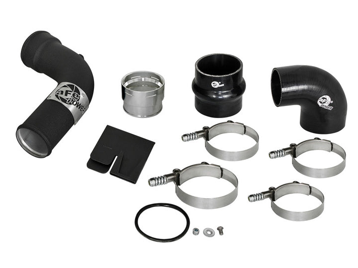 aFe Bladerunner 3in Intercooler Cold Side Tube for 2017 Ford Diesel Trucks V8-6.7L (td) - Bull Strap