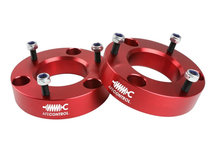 aFe CONTROL 2.0 IN Leveling Kit 07-21 GM 1500 - Red - Bull Strap