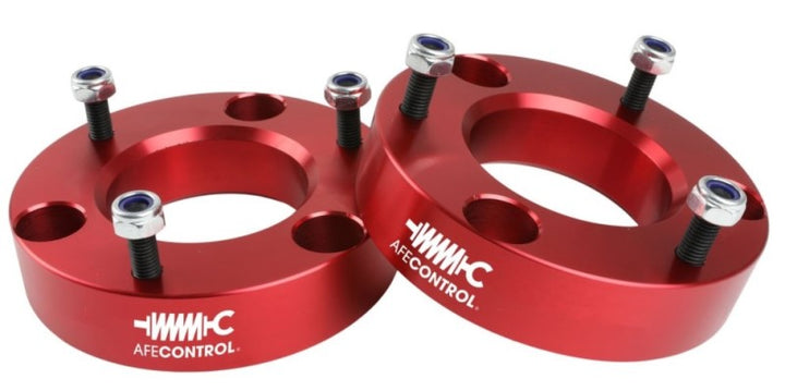 aFe CONTROL 2.0 IN Leveling Kit 07-21 GM 1500 - Red - Bull Strap