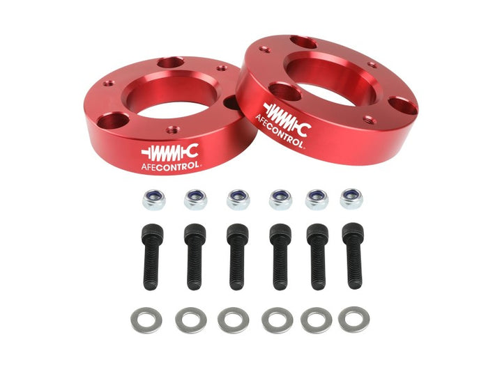 aFe CONTROL 2.0 IN Leveling Kit 07-21 GM 1500 - Red - Bull Strap