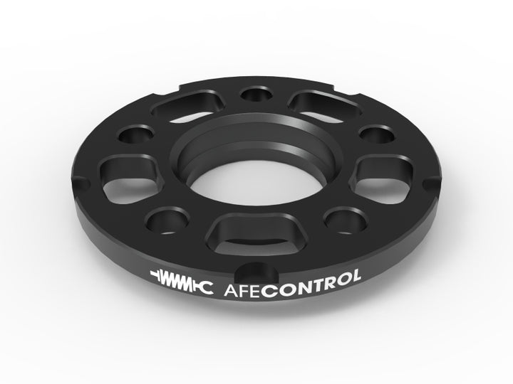 aFe CONTROL Billet Aluminum Wheel Spacers 5x112 CB66.6 12.5mm - Toyota GR Supra/BMW G-Series - Bull Strap