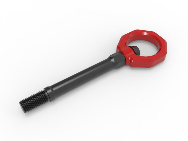 aFe CONTROL Front Tow Hook Red - Bull Strap