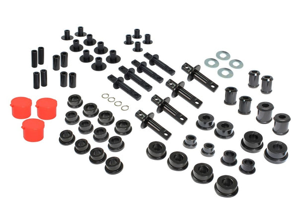 aFe Control Arm Bushing/Sleeve Set 06-13 Chevrolet Corvette C6 Z06/ZR1 Black - Bull Strap