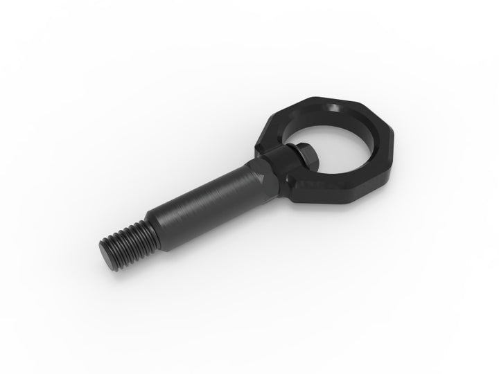 aFe Control Front Tow Hook Black BMW F-Chassis 2/3/4/M - Bull Strap