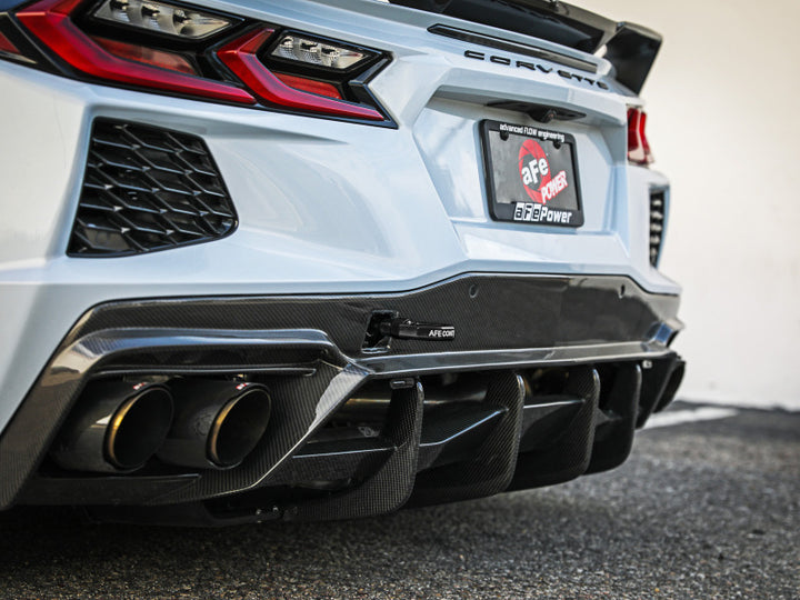 aFe Control Rear Tow Hook (Black) - Bull Strap