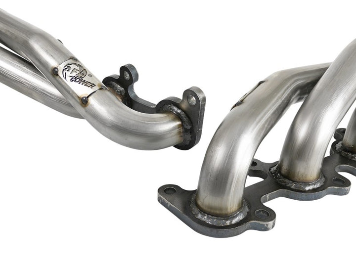 aFe Ford F-150 15-22 V8-5.0L Twisted Steel 304 Stainless Steel Headers - Bull Strap