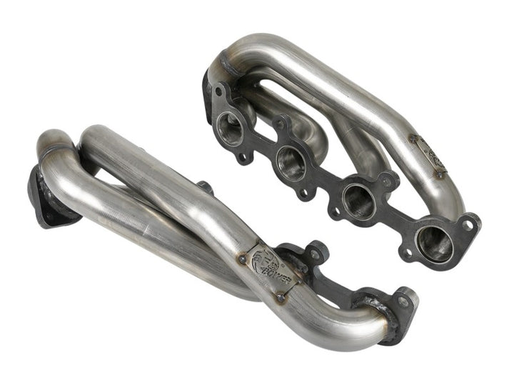 aFe Ford F-150 15-22 V8-5.0L Twisted Steel 304 Stainless Steel Headers - Bull Strap