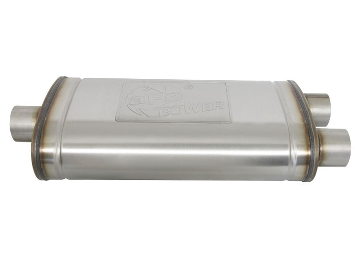 aFe Gemini XV 3in 304 SS Cat-Back Exhaust 19-21 Ram 1500 V8 5.7L Hemi w/ Polish Tips - Bull Strap