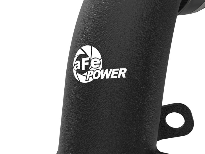aFe Kia Stinger 18-22 V6-3.3L (tt) BladeRunner Cold Charge Pipe- Black - Bull Strap