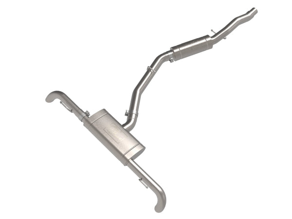 aFe MACH Force-Xp 17-21 Audi Q5 L4-2.0L (T) 3in to 2.5in Stainless Steel Cat-Back Exhaust System - Bull Strap