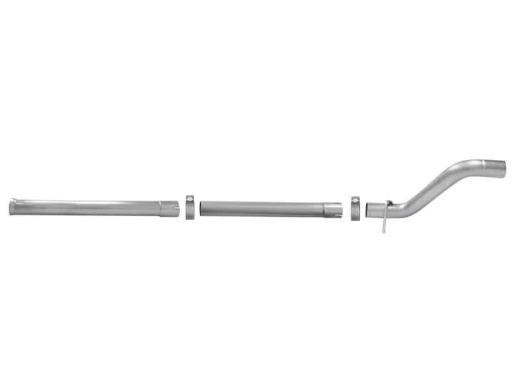 aFe MACH Force-Xp 2-1/2in 409 Stainless Steel Mid-Pipe w/Resonator Delete 18+ Jeep Wrangler JL 3.6L - Bull Strap