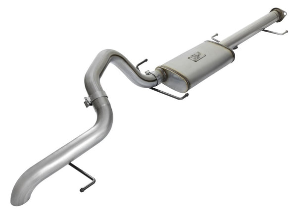 aFe MACH Force-Xp 3in SS Cat-Back Hi-Tuck RB Exhaust System 07-14 Toyota FJ Cruiser - Bull Strap