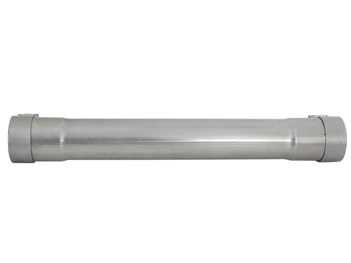aFe MACH Force-Xp 409 SS Muffler Pipe 2.5in. Inlet/Outlet / 14in. Body / 20in. Length - Bull Strap