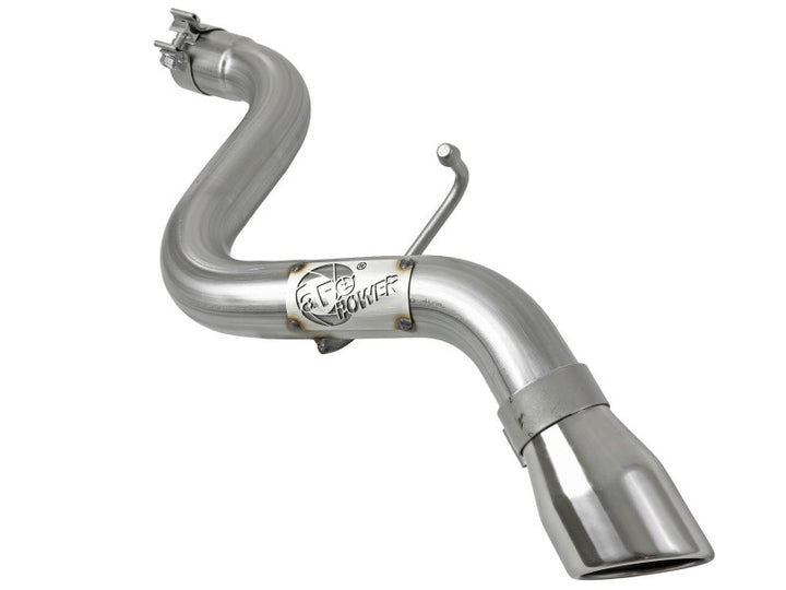 aFe MACH Force-Xp Axle-Back Exhaust System w/Polished Tip 18-20 Jeep Wrangler L4-2.0T / V6-3.6L - Bull Strap