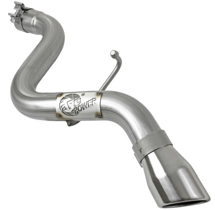 aFe MACH Force-Xp Axle-Back Exhaust System w/Polished Tip 18-20 Jeep Wrangler L4-2.0T / V6-3.6L - Bull Strap