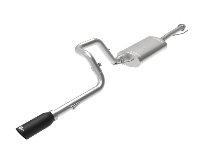 aFe MACHForce XP 2.5in 304-SS Exhaust Cat-Back w/ Black Tip 10-19 Toyota 4Runner V6-4.0L - Bull Strap