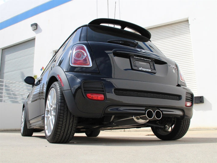 aFe MACHForce XP Cat Back Exhaust 07-13 Mini Cooper S L4 1.6L (Turbo) R56/R57/R58 - Bull Strap