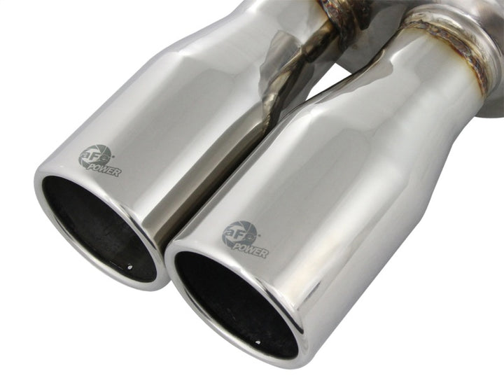 aFe MACHForce XP Cat Back Exhaust 07-13 Mini Cooper S L4 1.6L (Turbo) R56/R57/R58 - Bull Strap