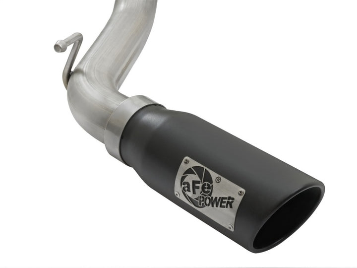aFe MACHForce XP Cat-Back SS w/Black Tips 16 Toyota Tacoma V6-3.5L - Bull Strap