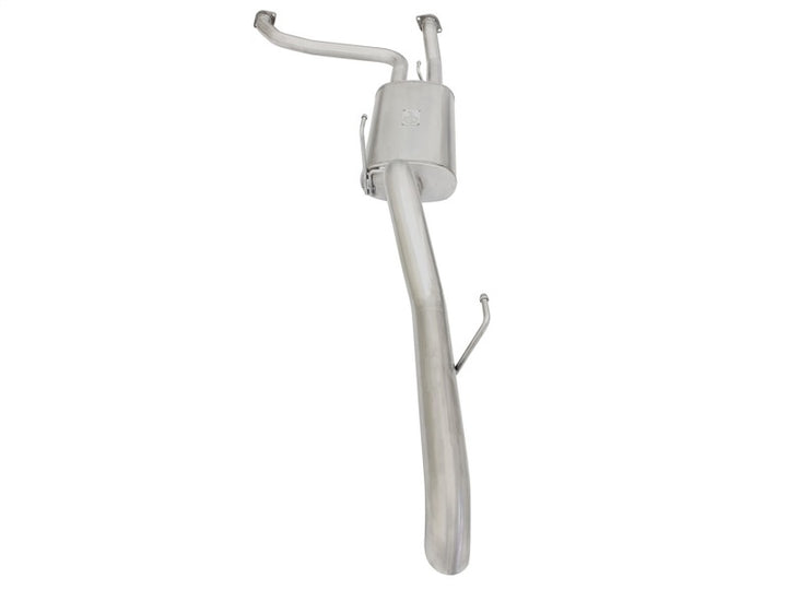 aFe MACHForce XP Exhaust Cat-Back 2.5/3in SS-409 w/ Hi-Tuck Tip 05-15 Nissan Xterra V6 4.0L - Bull Strap