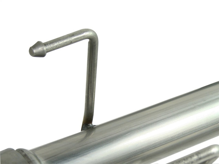aFe MACHForce XP Exhaust Cat-Back SS-409 07-09 Toyota Tundra V8-5.7L w/ Polished Tip - Bull Strap