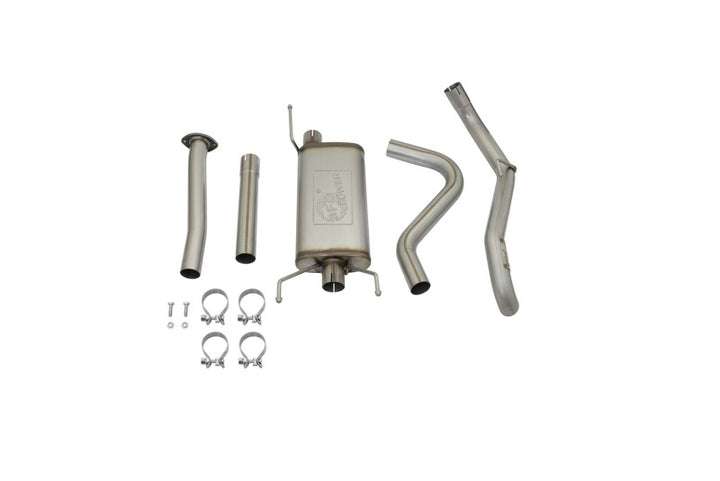 aFe MACHForce XP Exhausts Cat-Back Hi-Tuck RB SS 16 Toyota Tacoma V6-3.5L - Bull Strap