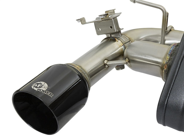 aFe MACHForce XP Exhausts Cat-Back SS 16-17 BMW 340i/iX 440i/iX (F3X) L6-3.0L (B58) w/Black Tips - Bull Strap