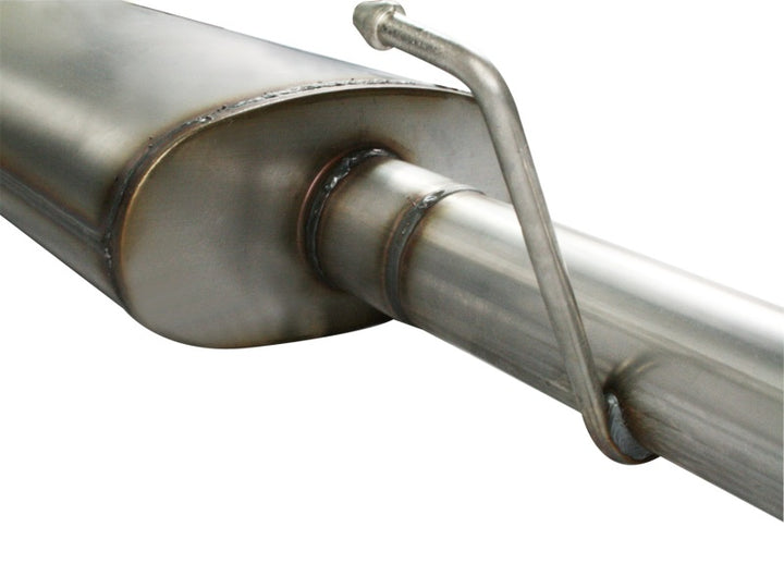 aFe MACHForce XP Exhausts Cat-Back SS-409 EXH CB Toyota Tundra 10-11 V8-5.7L 145.7 WB (pol tip) - Bull Strap