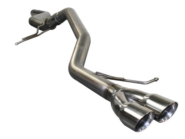 aFe MACHForce XP Exhausts Cat-Back SS-409 EXH CB Volkswagen Jetta TDI 11-12 L4-2.0L - Bull Strap