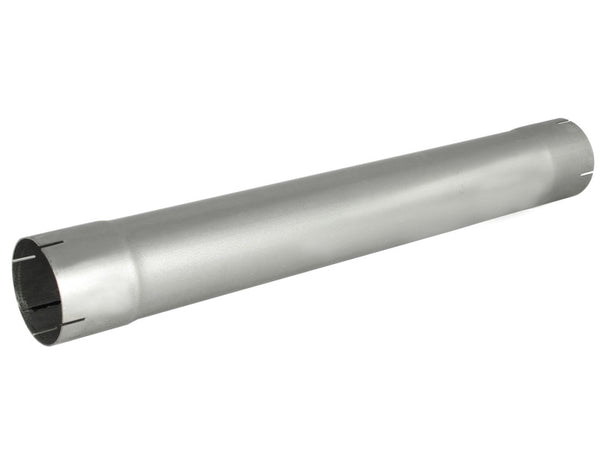 aFe MACHForce XP Exhausts Muffler Delete Aluminized 4 ID In/Out 8 Dia - Bull Strap
