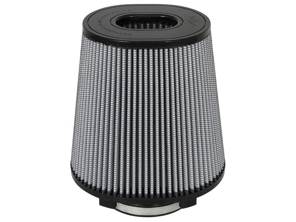 aFe Magnum FLOW Intake Replace Air Filter w/PDS Media 5in F / 9x7.5in B / 6.75x5.5in T (Inv) / 9in H - Bull Strap