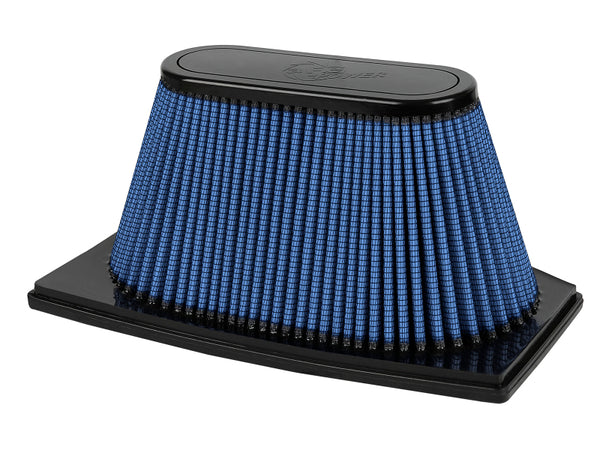 aFe Magnum FLOW PRO 5R Inverted Air Filter 18-19 Jeep Wrangler (JL) I4-2.0L(t) / V6-3.6 - Bull Strap