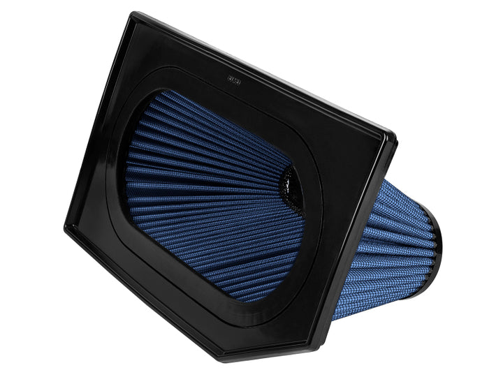 aFe Magnum FLOW PRO 5R Inverted Air Filter 18-19 Jeep Wrangler (JL) I4-2.0L(t) / V6-3.6 - Bull Strap