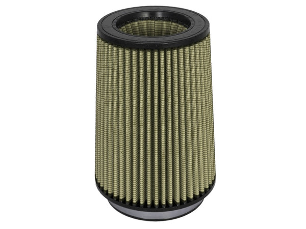 aFe Magnum FLOW PRO GUARD 7 Air Filter 5in Flange x 6-1/2in Base x 5-1/2in T (Inv) x 9in H (IM) - Bull Strap