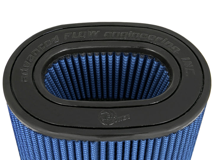 aFe Magnum FLOW Pro 5R Replacement Air Filter 5in F x (9x7) B x (7-1/4x5) T (Inverted) / 8in H - Bull Strap