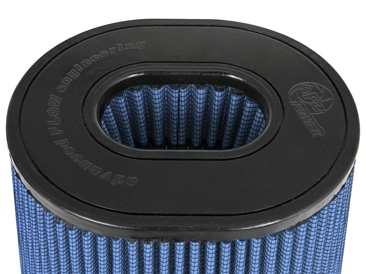 aFe Magnum FLOW Pro 5R Replacement Air Filter F-4.5 / (9 x 7.5) B / (6.75 x 5.5) T (Inv) / 9in. H - Bull Strap