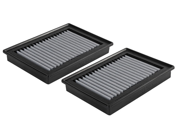 aFe Magnum FLOW Pro DRY S OE Replacement Filter (Pair) 2017 Infiniti Q60 V6 3.0 (tt) - Bull Strap