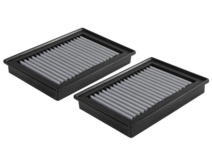 aFe Magnum FLOW Pro DRY S OE Replacement Filter (Pair) 2017 Infiniti Q60 V6 3.0 (tt) - Bull Strap