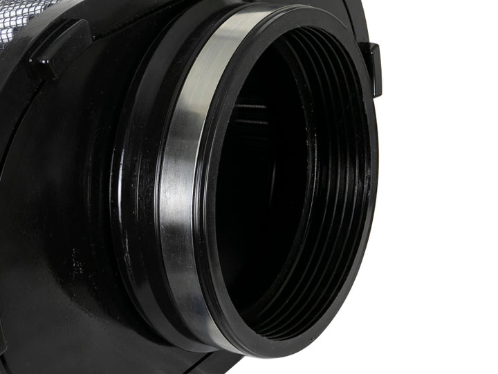 aFe Magnum FLOW Pro DRY S Universal Air Filter F-5in. / B-(8.5 x 4) MT2 / T-(7.5) / H-9in. - Bull Strap
