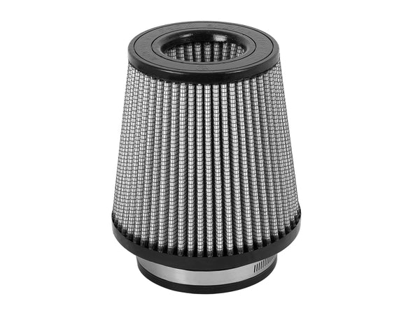 aFe Magnum FLOW Pro DRY S Universal Replacement Air Filter F-4in. / B-6in. / T-4.5in. (Inv) / H-6in. - Bull Strap