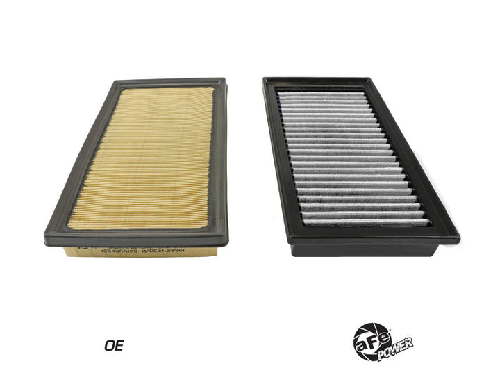 aFe Magnum FLOW Pro Dry S Air Filter 17-20 Subaru BRZ 2.0L - Bull Strap