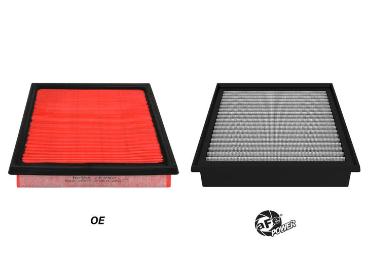 aFe Magnum FLOW Pro Dry S Air Filter 19-20 Toyota RAV4 2.5L - Bull Strap