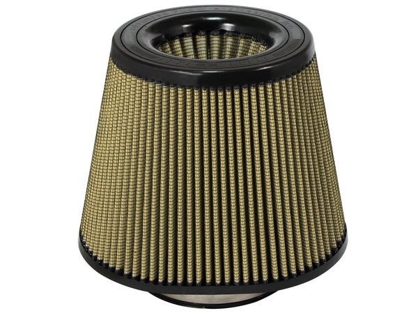 aFe Magnum FLOW Pro GUARD 7 Intake Replacement Air Filter 5.5 F / (7x10) B / 7 T (Inv) / 8in H - Bull Strap